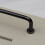 96mm Dark Bronze Cabinet Handle Slim Curved Pull 7