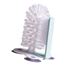 Flexible Bristles Double Sided Glass Cup Cleaning Brush-Blue