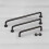 96mm Dark Bronze Cabinet Handle Slim Curved Pull 13