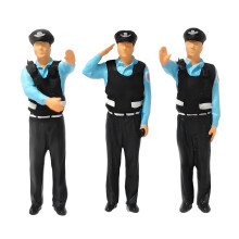 Small Scale Resin Cop Figures Perfect For Model Train Layouts-D