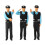 Small Scale Resin Cop Figures Perfect For Model Train Layouts-D 1