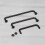 96mm Dark Bronze Cabinet Handle Slim Curved Pull 15