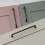 96mm Dark Bronze Cabinet Handle Slim Curved Pull 9
