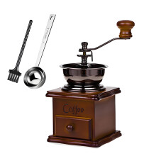 Traditional Wood And Steel Coffee Grinders For Coffee-1