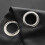 (GREY, 66"x84") Thermal Blackout Eyelet Ring Top Curtains Pair + Tie Back 2