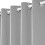 (SILVER, 66"x84") Thermal Blackout Eyelet Ring Top Curtains Pair + Tie Back 2