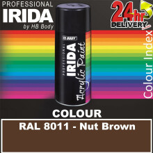 SPRAY IRIDA RAL 8011 BROWN 400ML