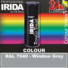 SPRAY IRIDA RAL 7040 GREY 400ML