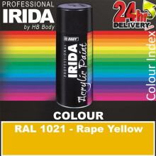 SPRAY IRIDA RAL 1021 YELLOW 400ML
