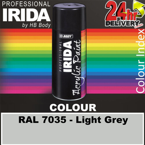 SPRAY IRIDA RAL 7035 GREY 400ML