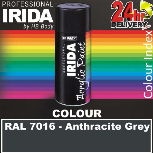 SPRAY IRIDA RAL 7016 ANTHRACITE GREY 400ML