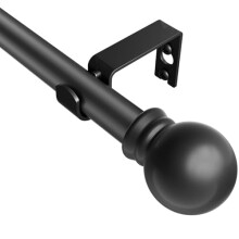 Adjustable Corner Curtain Rod 2848 Inch Heavy Duty Design for Bedroom and Living Room Windows