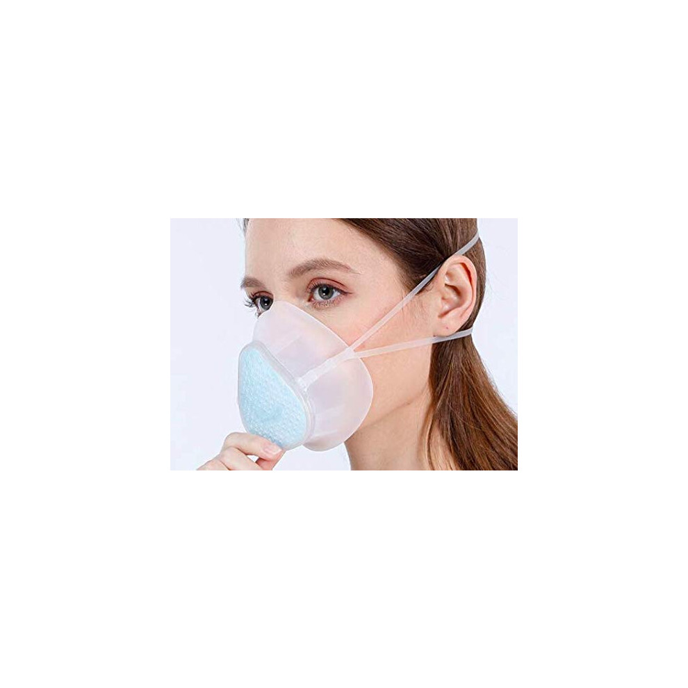 Xlarge Dust Mask Self Suction Airflow Assist Respirator With Secure Fit And Allday Comfort Design 9310869682721