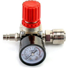 Détendeur pneumatique, vanne de régulation de pression avec baromètre, connexion 140 PSI/12 BAR, régulateur de pression pour compresseur d'air à