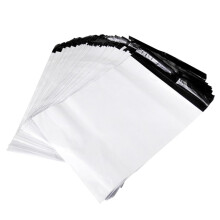 100 Pack White Poly Mailers Self Sealing  Bags Waterproof Tear Resistant Envelopes for Clothing