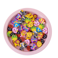 30 Pack Cute Cartoon Animal Shaped Erasers Set for Kids Christmas Gifts, Durable No Residue Performance