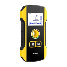 WD01 Rechargeable Wall Scanner and Stud Finder with LCD Display, Accurate Detection and Positioning Hole