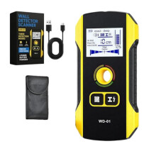 3in1 Digital Stud Finder Wall Scanner with Precise Positioning Hole and Rechargeable TypeC Battery for Wood Metal and AC Wire Detection (1pcs)