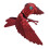 3D Printed Parrots,Flexible Joints Articulated-black red 1