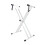 Adjustable Digital Piano Stand with Stable Support Frame and Quick Foldable Design for Travel 1