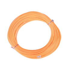 Fliegenschnur mit doppelt verschweißter Schlaufe, geschmeidig und ausbalanciert, schwimmend, hochfeste PVC-Beschichtung, weicher gewebter Kern,