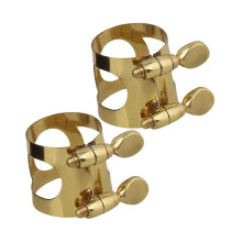 2pcs Alto Saxophone Ligature Set Secure Mouthpiece Hold Easy Installation Lightweight Design