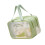 Sturdy PVC Waterproof Cosmetic Pouch For-Green Double layer 1