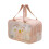 Spacious PVC Cosmetic Organizers Bag With-Pink Double layer 1