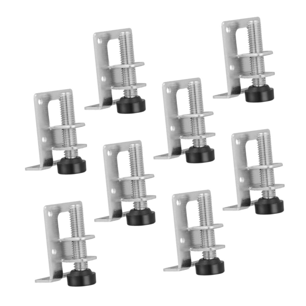 Adjustable Furniture Leveling Feet 2 Sets Heavy Duty Iron Table Leg Levelers AntiâWobble Stable Support For Cabinets And Chairs 9310869683605