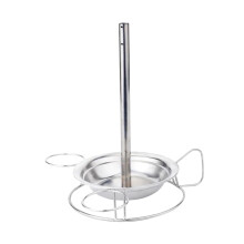 Stainless Steel Roasting Pan with Chicken Roaster Rack for BBQ and Oven, Heavy Duty Easy Grip Design