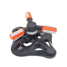 360 Degree Rotating Garden Sprinkler for Lawn and Yard, Adjustable Spray Range with Stable Base