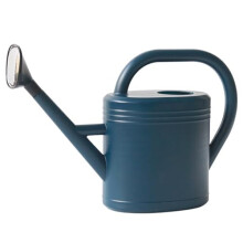 Large Plastic Watering Can 0.79 Gallon Dark Blue, Refillable Large Capacity for Indoor Plants and Garden