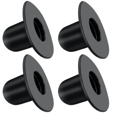 Pool Wall Plug Replacement for Intex Bestway Coleman, LeakProof Black Stopper Plug, Easy Install (4 Pack)