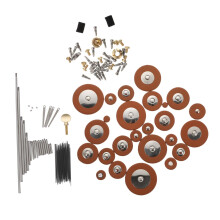 Alto Saxophone Kit with Durable Metal Components, DIY Maintenance Tools and Screws Set