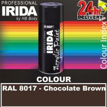 SPRAY IRIDA RAL 8017 BROWN 400ML