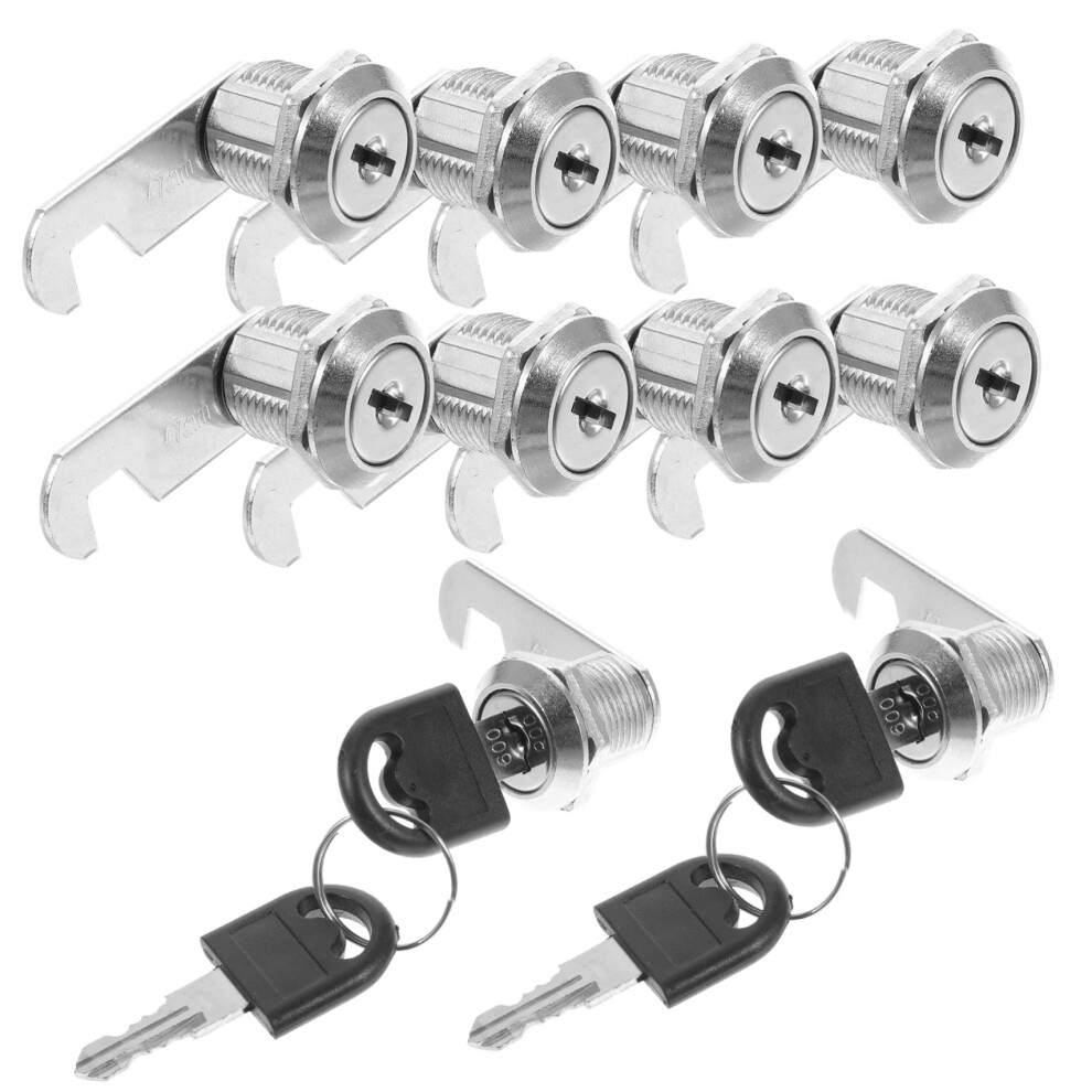 16 Pack Keyed Alike Cabinet Locks Set, Durable Zinc Alloy Security For Drawers And Cupboards 9330225675495