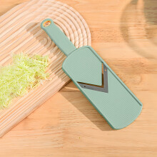 (Green) Affettatrice e tagliaverdure manuale professionale per carichi pesanti con lama in ABS e base antiscivolo