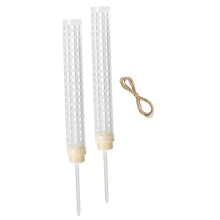 Moss Pole for Climbing Plants with Pot, Vertical Growth Support for Monstera, Mini Plant Support Set