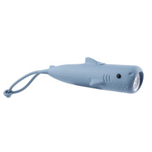 (Blue) 1pc Cute Animal Shaped Rechargeable Flashlight, 2-Function Portable Hanging LED Flashlight, Hangable, Bedside Lighting,