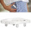 Mini Drone for Beginners with Full Coverage Shell, Altitude Hold and 3 Batteries – White RC Helicopter 3