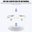 Mini Drone for Beginners with Full Coverage Shell, Altitude Hold and 3 Batteries – White RC Helicopter 4