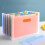 Expandable A4 Document Organizer with 13 Pockets, Large Capacity Waterproof File Folder for Office School Home 5