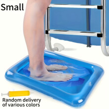 (Small (38*23cm)) 1pc Portable Foldable Pool Cleaning Basin, an Essential for Pool Maintenance Before Use, Can Also Be Used as a Foot Soaking Tub