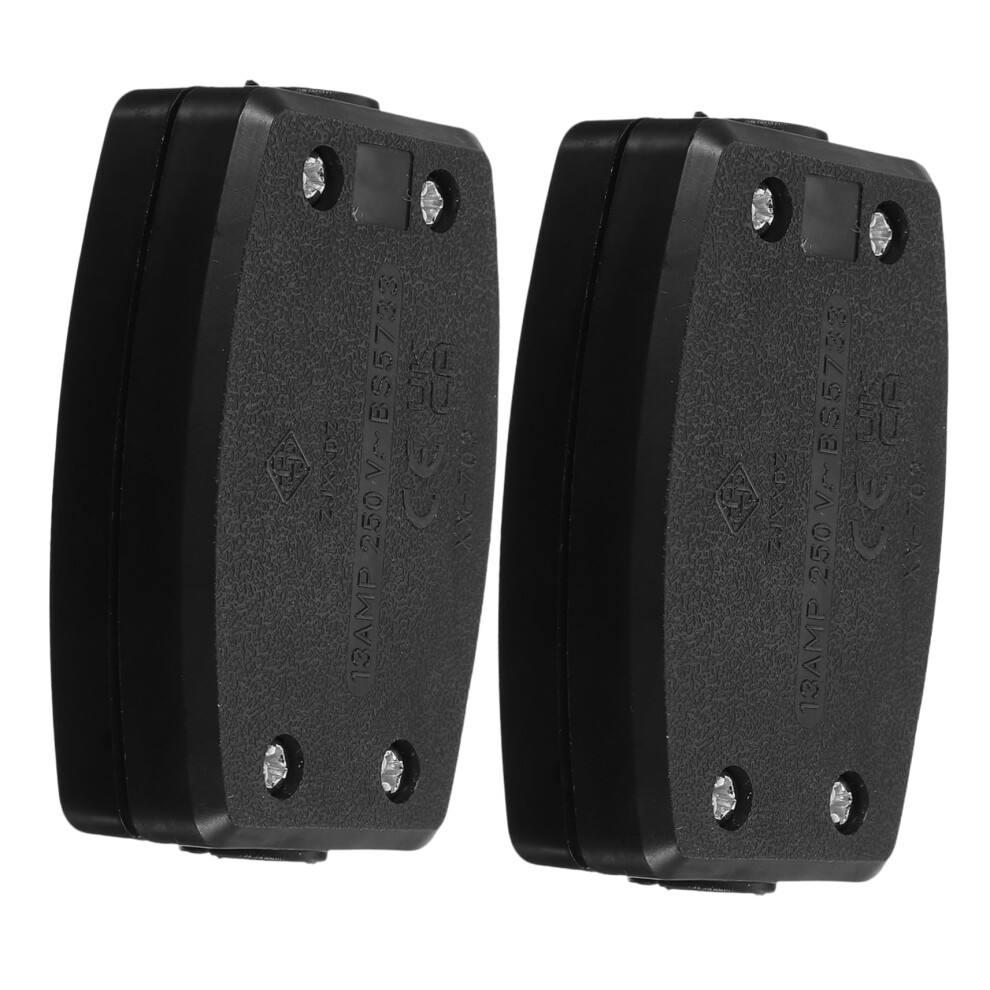 2Pcs Outdoor Electrical Junction Box, Weatherproof Plastic Enclosure For Wiring And Garden Use 9310869640370
