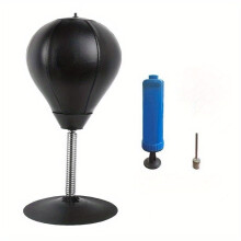 (Black) A Versatile Desktop Punching Suitable for All Four Seasons, Featuring a Heavy-Duty Speed Ball for Stress Relief, Perfect As a