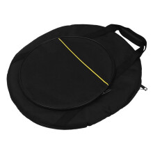 Thickened Padded Cymbal Bag with Side Pocket, Durable Drum Cymbal Case for Drummers with Double Handles