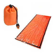 Emergency Sleeping Bag Survival Bivy Sack Water Resistant Thermal for Camping 82 x 35 in