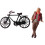 Figurines de vélo pour hommes, modèle 1:64, figurine-UN 1
