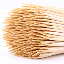 8 Inch Bamboo BBQ Skewers 270 Pack, Natural EcoFriendly Kabob Sticks for Grilling Fruit and Marshmallows