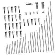 Soprano Saxophone Kit with Screws, Cork and Shaft Parts Set for Smooth Key Action